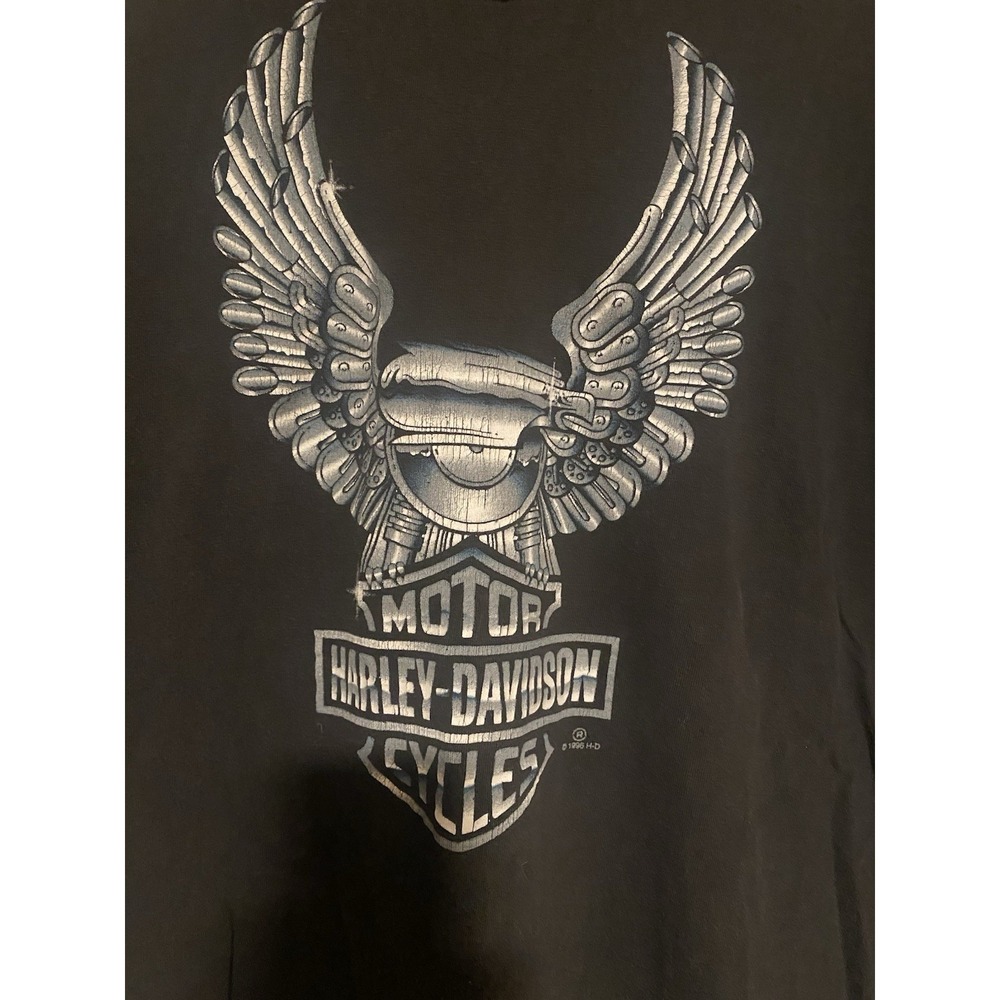 Vintage 90s Harley Davidson T-shirt XL Faded